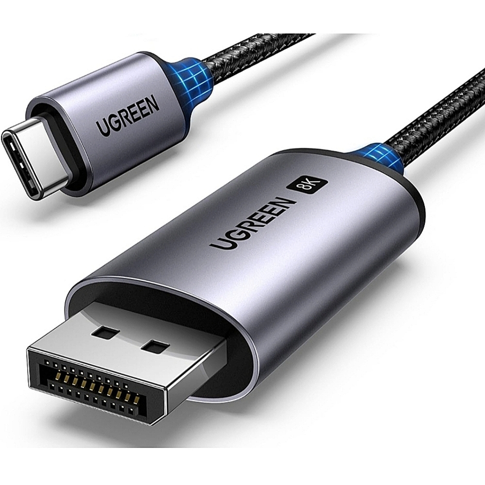 UGREEN USB C to DisplayPort 1.4 Cable 8K@60Hz 4K@240Hz Unidirectional Thunderbol